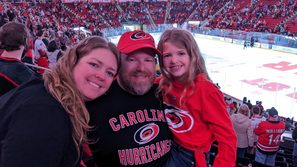 Elizabeth Severt with her family.